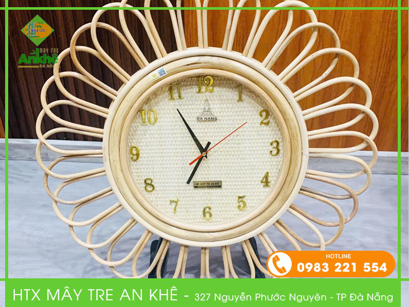 RATTAN CLOCK 002